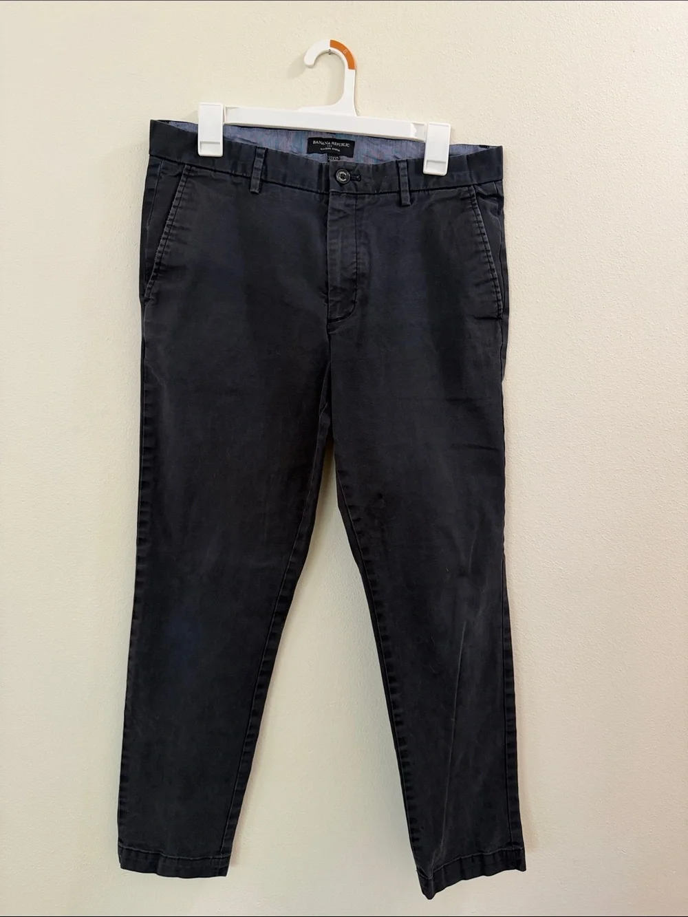 Banana Republic Black Men's Slim Chinos